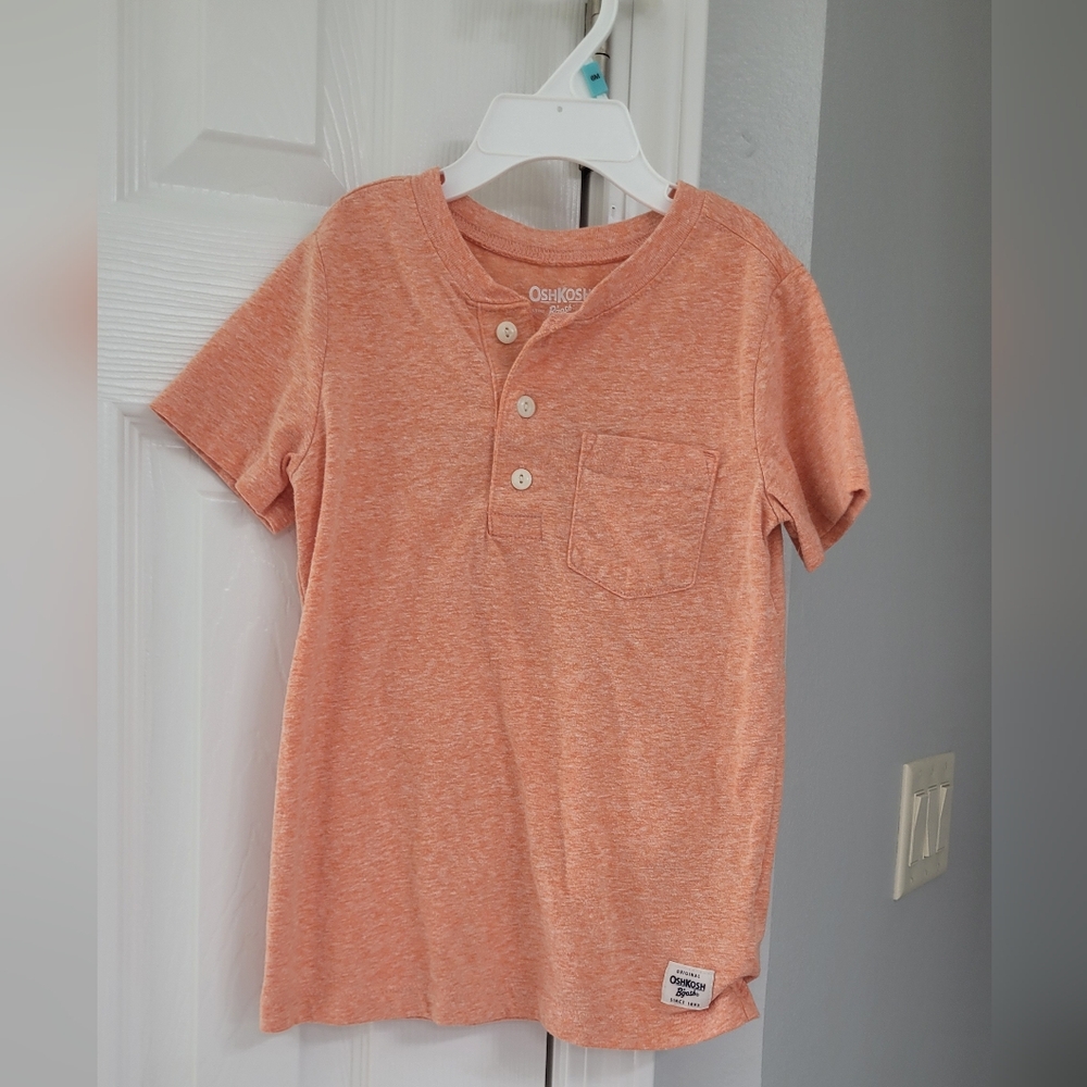 Boy's Orange Polo Shirt